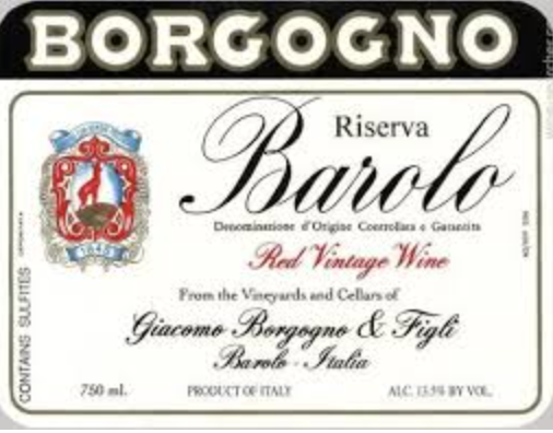 (image for) Giacomo Borgogno & Figli Barolo Riserva 2004 [WS 92] [WAS: $275++]